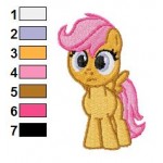 Scootaloo Embroidery Design 04